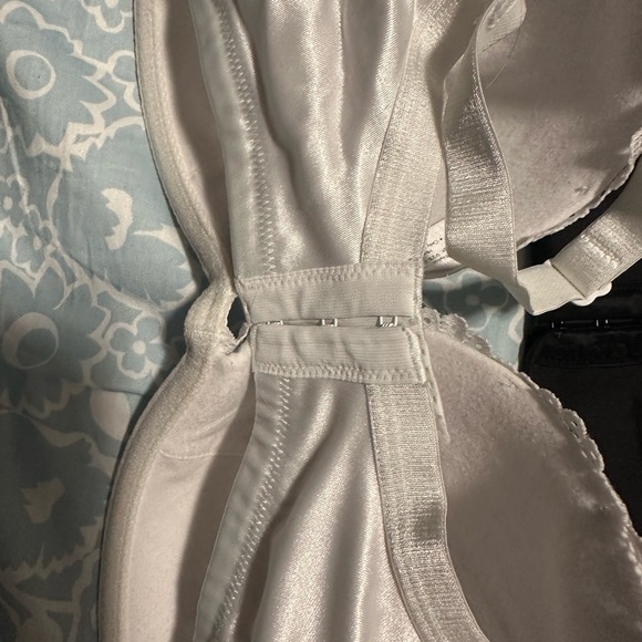 Cacique Lace and Satin Bra Trio - Black, Gold, White - Picture 8 of 11